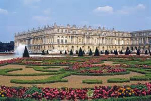 Louis XIV dies leaving France in debt