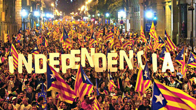 Primera manifestació per l'Independència
