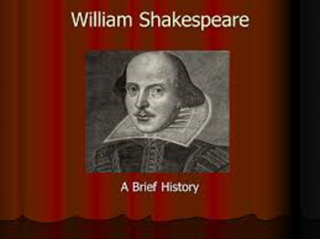 William Shakespeare, the Bard of Avon, is born