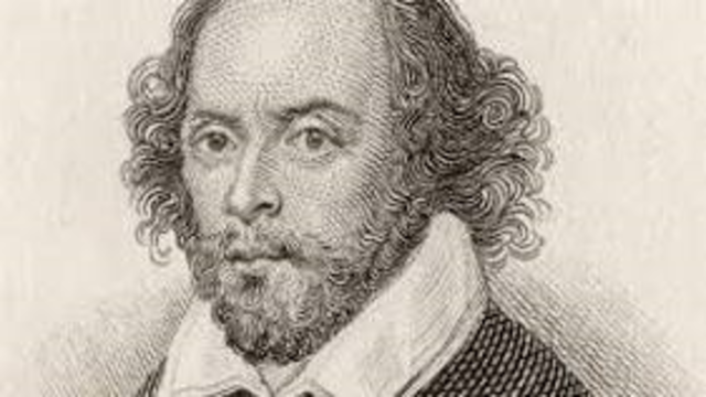 William Shakespeare, the Bard of Avon, is born