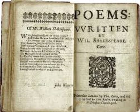 Shakespeare’s sonnets are published