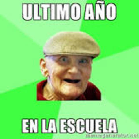 Últim any en l'escola
