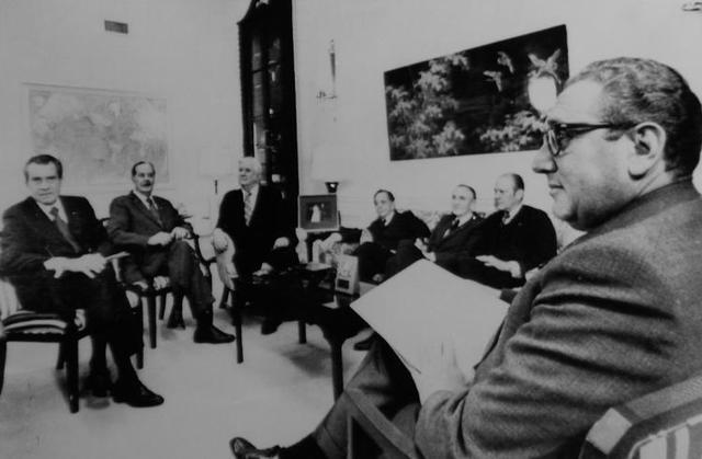 1973 January 27: The United States signs a peace treaty in Paris, ending American military involvement in Vietnam.