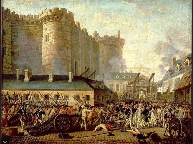 The storming of the Bastille