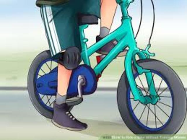 Learned how to ride a bike