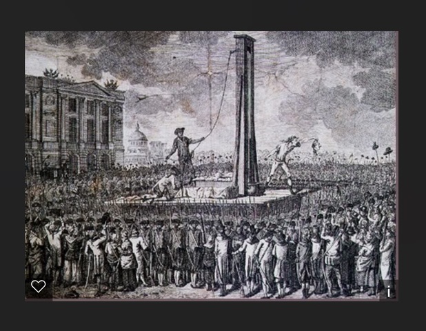 Robespierre becomes leader of the Committee of public safety/Reign of Terror