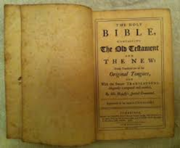 1611 King James Bible is published
