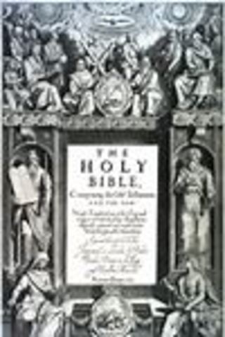 The King James Bible, published in 1611, was England's