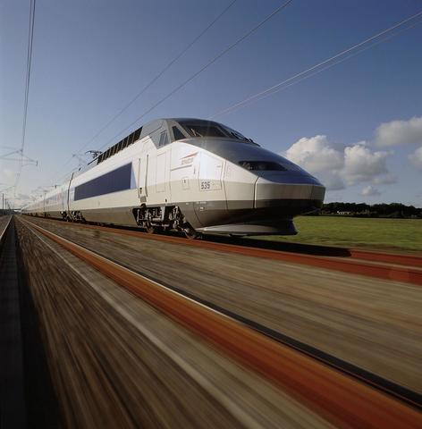 Les essais du TGV en France