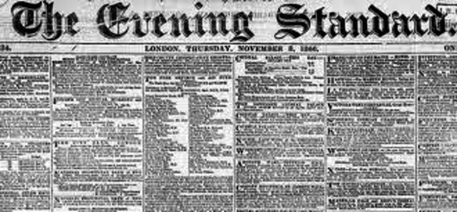 Newspapers are first published in London
