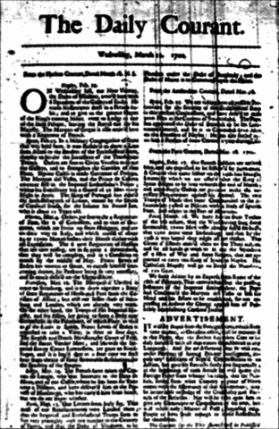 Newspapers first published