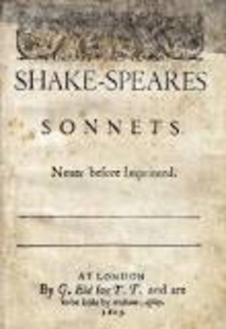Shakespeare’s sonnets are published