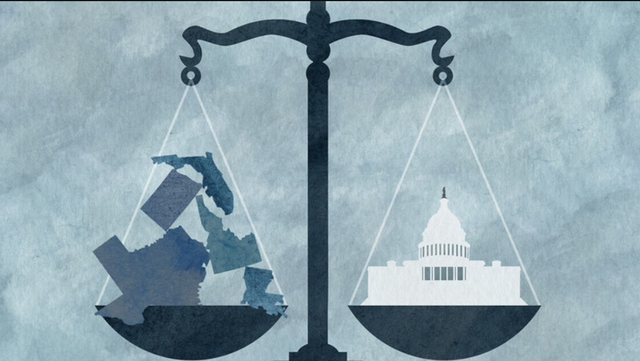 States Rights versus Federal Rights