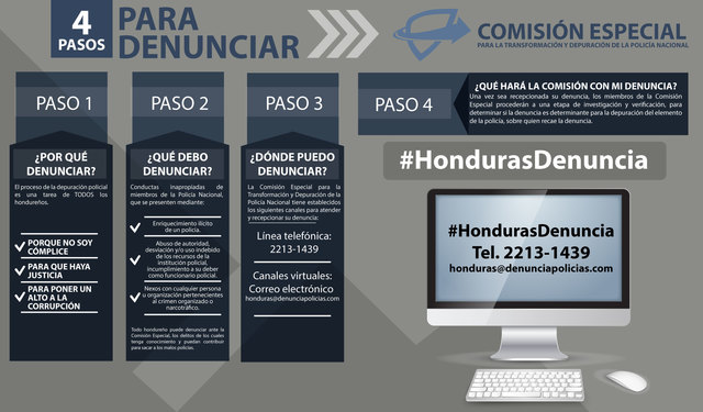 Habilitan espacios para que ciudadanía denuncie corrupción policial