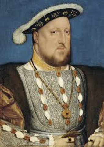 c. 1543 With the supremancy Act, Henry VIII proclaims himself head of church of England