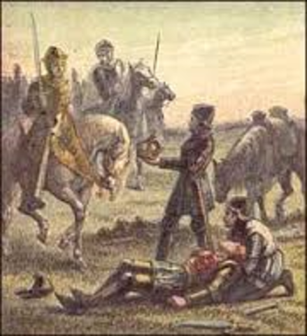 Richard III is killed in battle