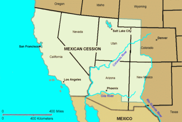 1846, Anexión de Oregón.