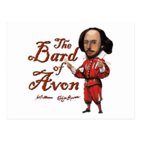William Shakespeare, the Bard of Avon, is born
