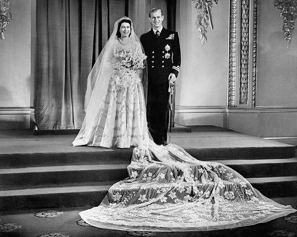 The marriage of Elizabeth II and Prince Philip