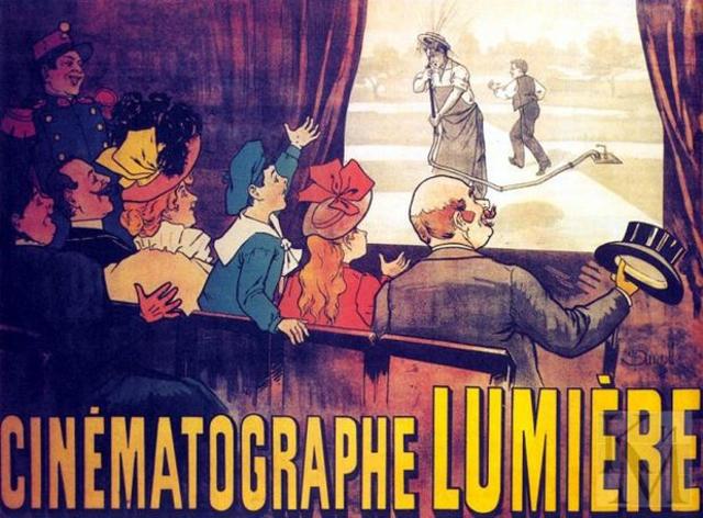 The first film session in the UK