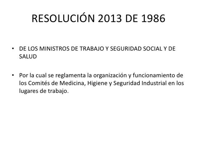 RESOLUCIÓN 2013