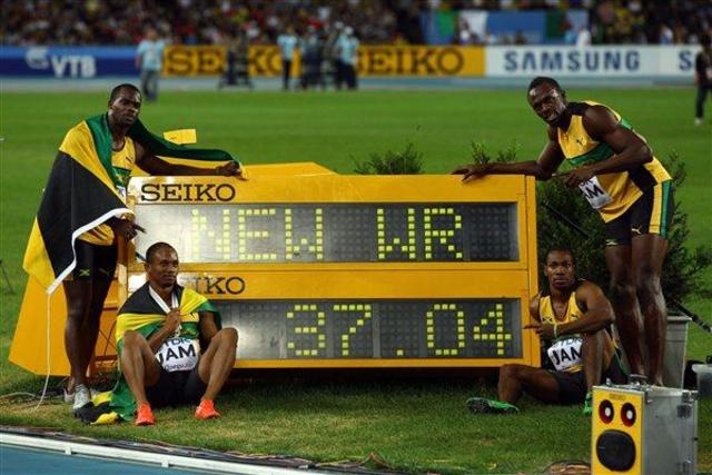 Carter-Frater-Blake-Bolt - 4x100 - 37.04