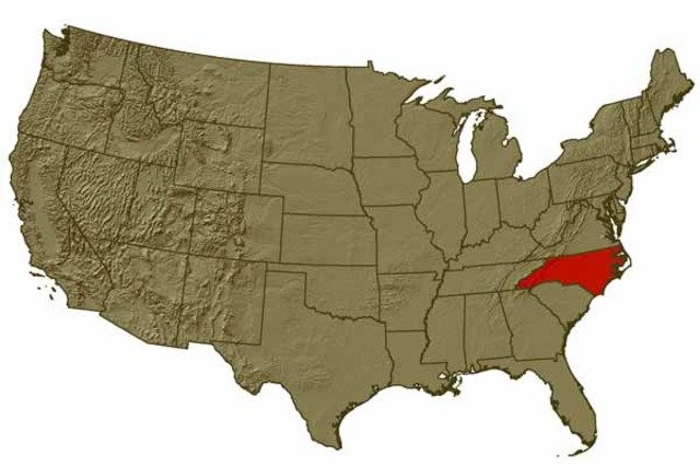 The state of North Carolina secedes