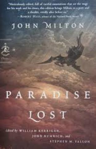 John Milton begins Paradise Lost
