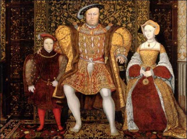 With the Supremacy Act, Henry VIII proclaims himself head of Church of England