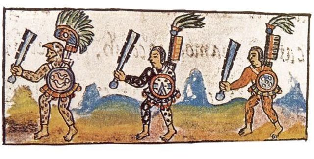 Invasió de l'últim asentament dels maies antics per uns guerrers provinents de Mèxic