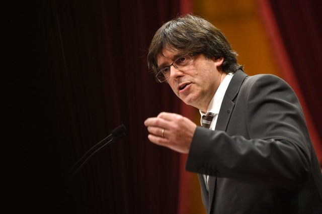 Carles Puigdemont és president.
