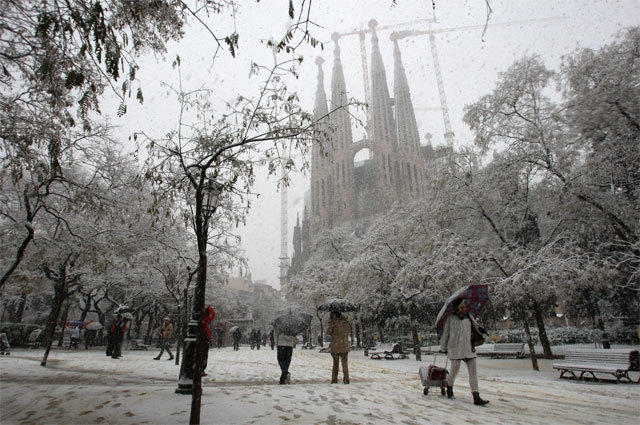 Nevada a Barcelona (climàtic)