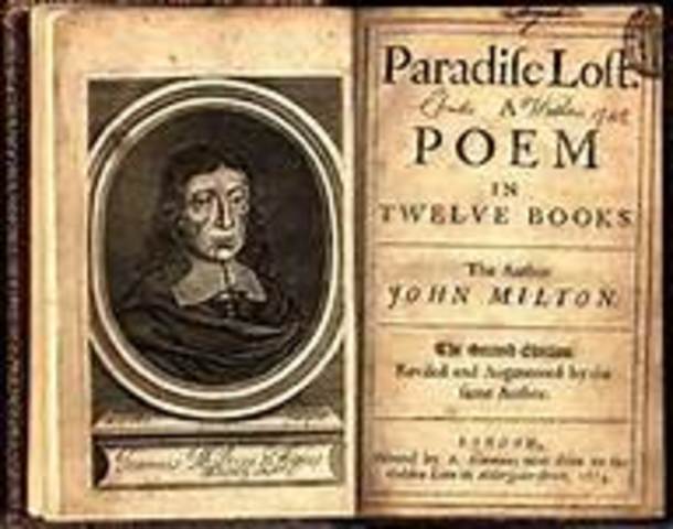 John Milton begins Paradise Lost