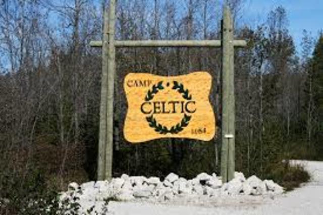 went to camp Celtic with my school