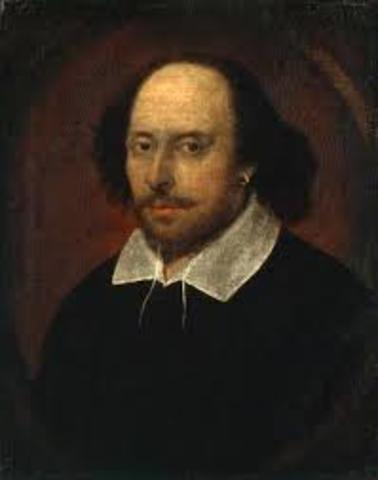 William Shakespeare, the Bard of Avon, is born