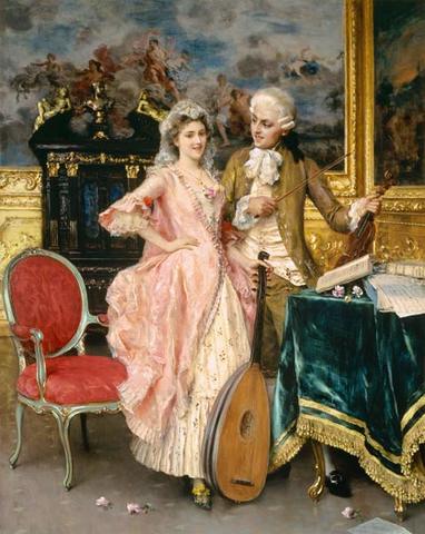 The Rococo Period  in art and music
