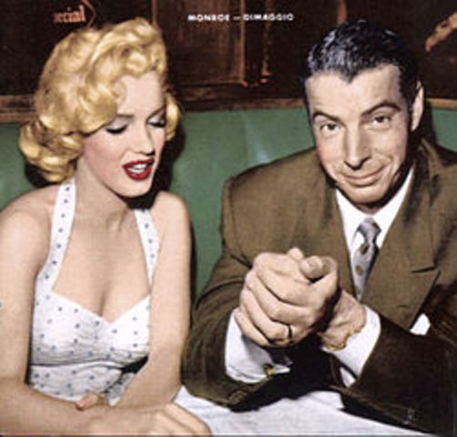 Marilyn Monroe and DI Maggio