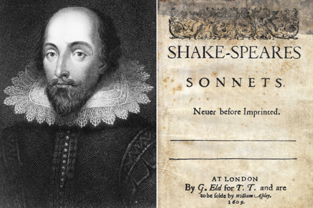 1609 Shakespeare’s sonnets are published