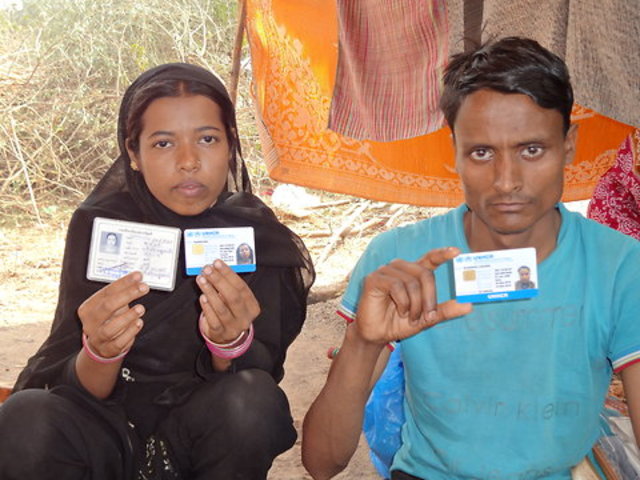 Burning registration cards