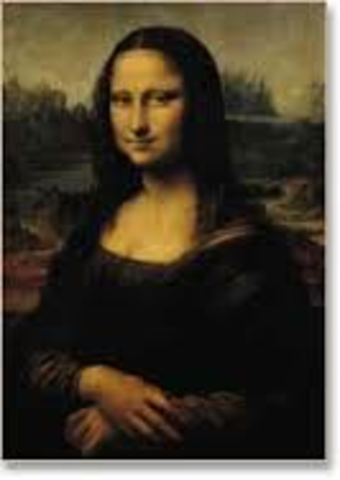 Leonardo da Vinci painted the Mona Lisa