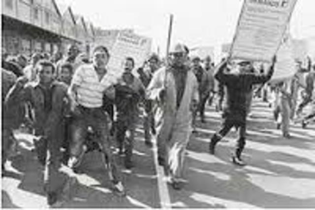 Mine workers Strike