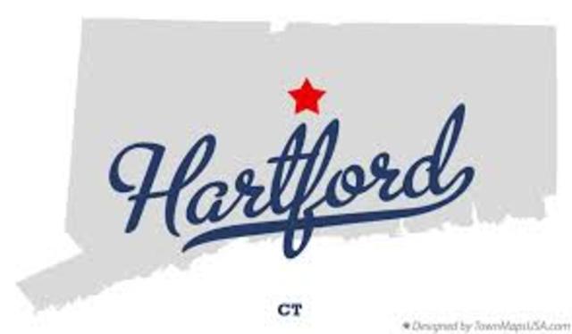 Massachusetts colonists arrived, founded hartford