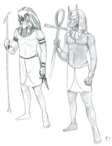 The animals of Pharaons