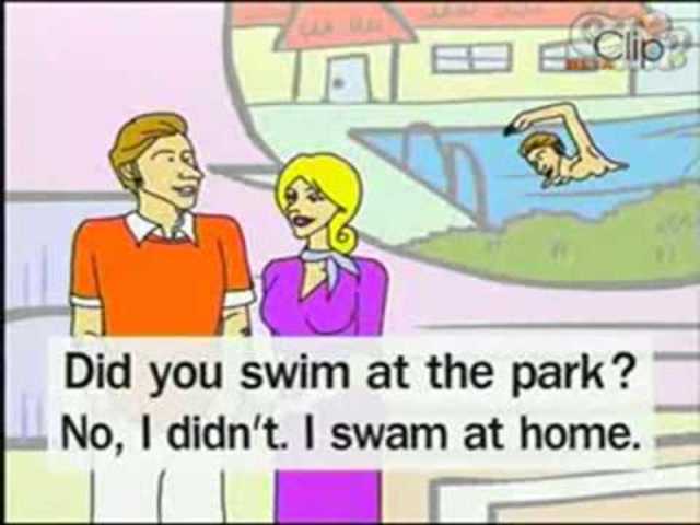 The interrogation in the simple past