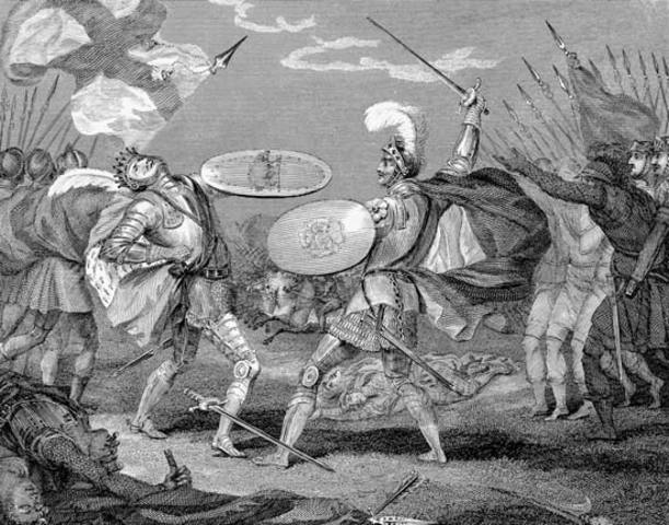 Richard III is killed in battle