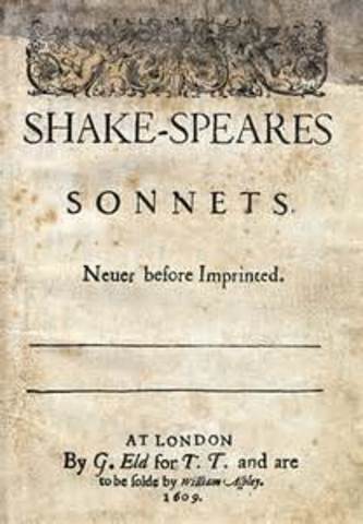 Shakespeare’s sonnets are published