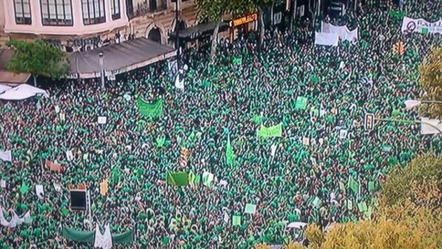 Primera manifestació