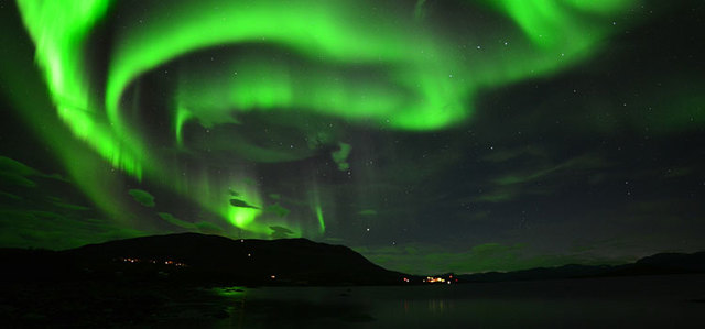 Veig una aurora boreal