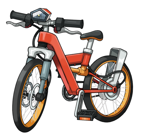 Deixo les rodetes a la bicicleta