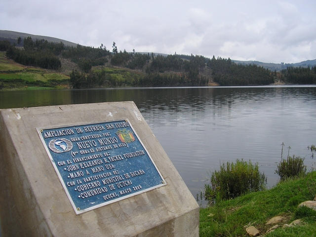 First agricultural water reservoir completed